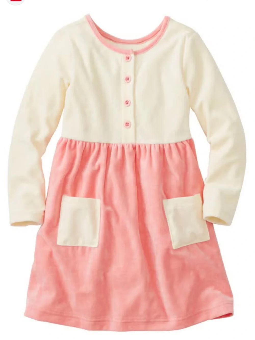 Hanna Andersson Day Play Velour Play Dress